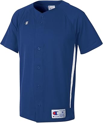 blue champion baseball jersey