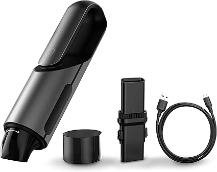 Amazon Co Jp 車用掃除機 ハンディクリーナーハンドクリーナー ハンディ 小型 Usb充電式 強力吸引付き 分間連続稼働 乾湿両用に対応 Led電量ライト付き 低騒音に対策 ホーム キッチン