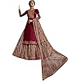 Delisa New Indian/Pakistani Eid Special Party/Ethnic wear Georgette Straight Ghaghra Style Salwar Kameez Suit for Womens 9936