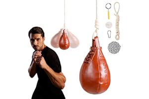 UWTHFIT Boxing Slip Bag, Speed Dodge Bag Maize Slip Ball for Reflexes & Reaction Practice, Perfect for MMA or Combat Sport Tr