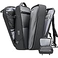 TANGCORLE Vacuum Backpack,compression backpack for travel,50l Airback Backpack With Vacuum Seal,Business Back Pack,USB Charging Port bags Water Resistant Travel Backpack for Women & Men