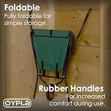 Oypla Lightweight Folding Garden Wheelbarrow 20kg Capacity Steel Frame view 5