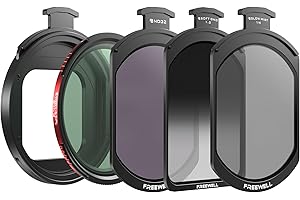 Freewell Pro Hybrid Magnetic Filter 1 to 10 Stop Variable ND/CPL with ND32, Soft Gradient 1.2, Black Glow Mist Compatible with Freewell iPhone Case & Cage