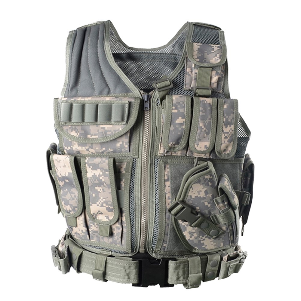 vAv YAKEDA Army Fans Tactical Vest Cs Field Outdoor Equipment Supplies Breathable Lightweight