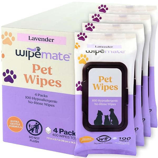 WIPEMATE 400 LAVENDER SCENTED PREMIUM DOG & CAT...