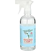 Rebel Green Fruit & Veggie Clean - Plant-Based Produce Cleaner - Natural Fruit and Vegetable Wash with No Aftertaste - Dirt & Grime Removal - Made with Organic Extracts of Citrus - 16 FL OZ