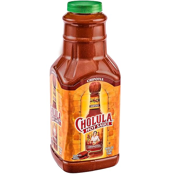CHOLULA CHIPOTLE HOT SAUCE, 64 FL OZ –...