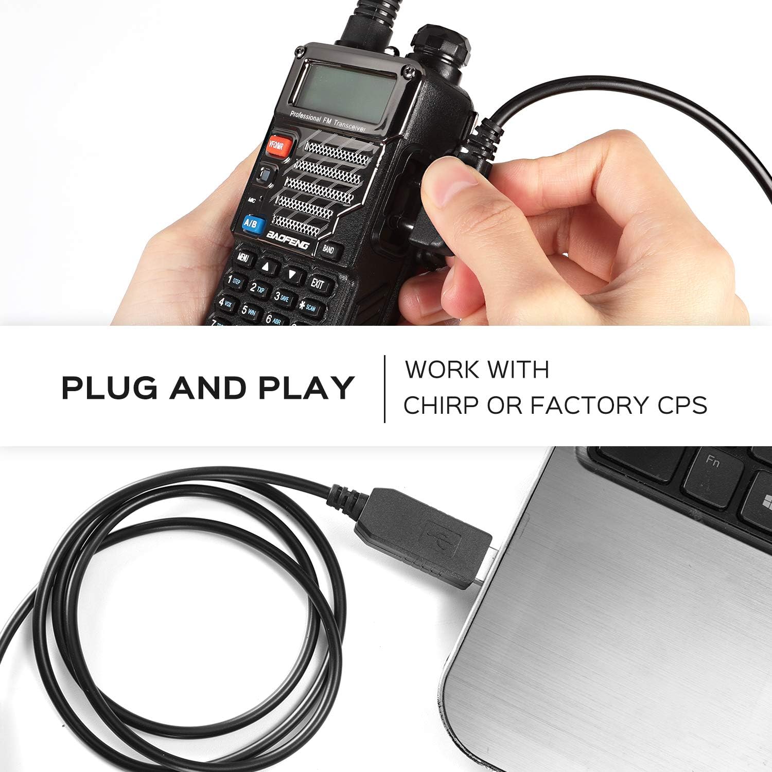 Radioddity PC001 FTDI USB Programming Cable, Plug and Play - Image 4