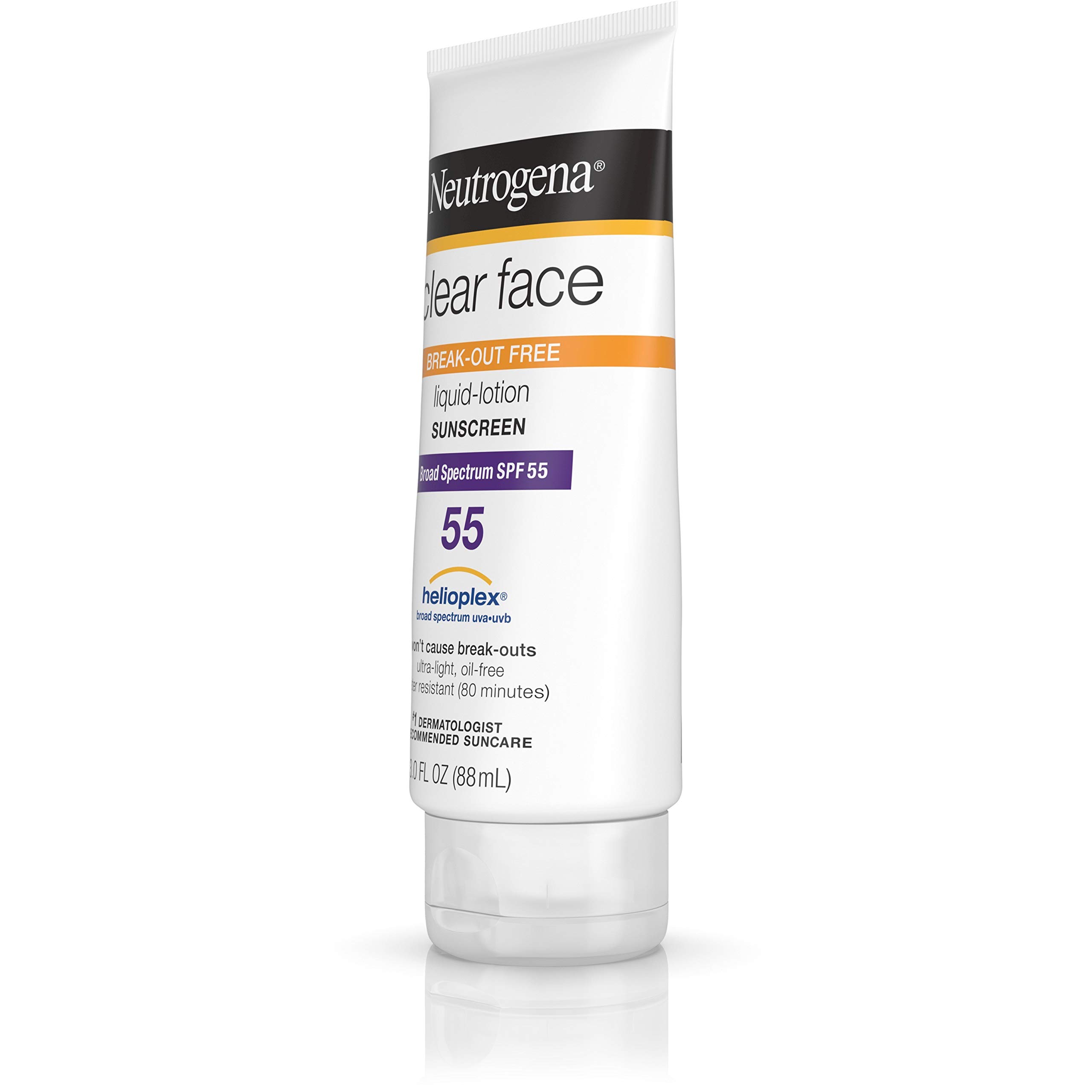 Neutrogena Clear Face Liquid Lotion Sunscreen for AcneProne Skin