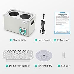 BAOSHISHAN 6L Water Bath, Digital Lab Water Bath