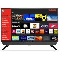 Telefunken 80 cm (32 Inches) HD Ready Smart LED TV TFK32S (Black) (2019 Model) |With Built-in Soundbar