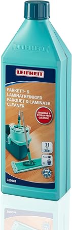 Leifheit Parkett/Laminatreiniger 1000 ml Konzentrat, Parkettpflege ohne Schlieren und ...
