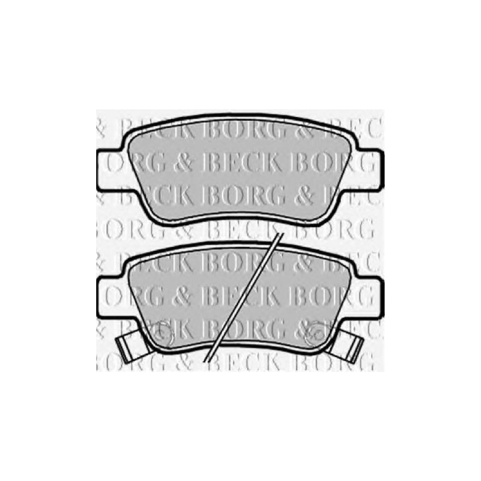 REAR BRAKE PADS Toyota Auris 07-