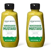 Amazon Brand - Happy Belly Horseradish Mustard, Kosher, 12 ounce (Pack of 2)