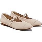 VIVAIA Tamia Mary Jane Flats for Women Comfortable Almond Toe Flat Shoes Adjustable Washable Ballet Flats
