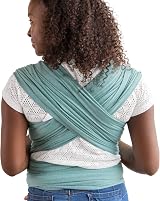 Moby Wrap Element Baby Sling Carrier Newborn to Toddler Hydro view 3