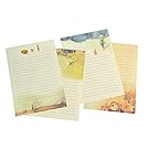 IMagicoo 64 Vintage Retro Cute Design Writing Stationery Paper Pad Letter Set, 4 Different Style (Style-2)