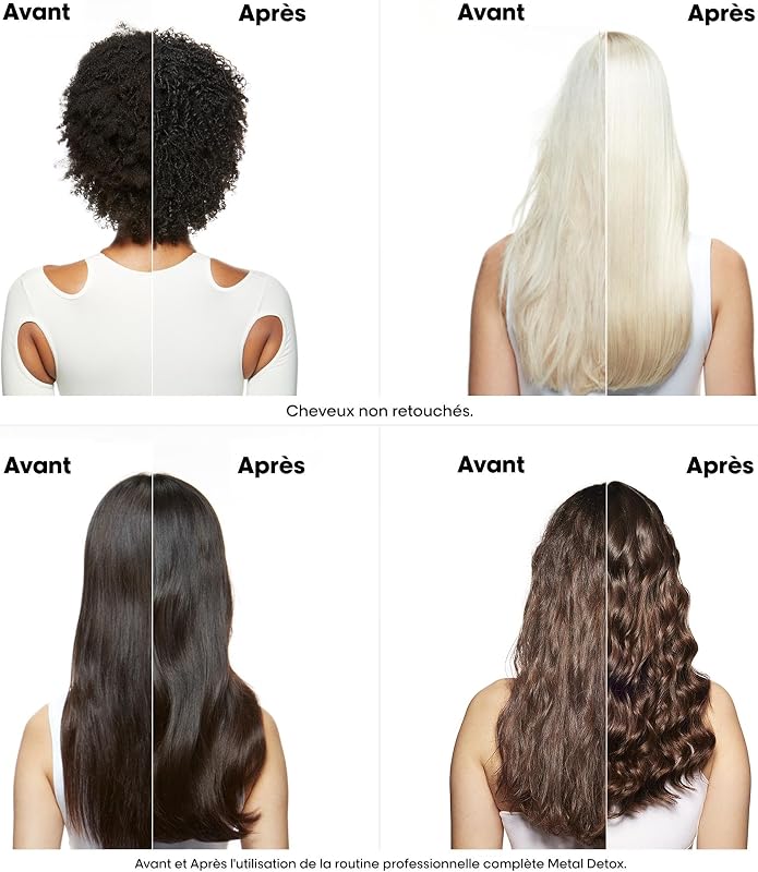L'OREAL PROFESSIONNEL - Crème Lavante Metal Detox - Shampoing Anti-Casse & Anti-Metal - +67% de Nutrition - Empêche La Couleur de Virer - Cheveux Secs, Abîmés & Cassants - Format Voyage 100 ml
