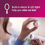 Philips Facial Hair Remover 5000 Series BRR454/00 Cordless Hypoallergenic Head view 4