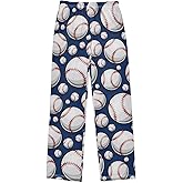 visesunny Boys' Pants Cute Pattern Lounge Pants Elastic Waist Jogger Trousers with Tow Pockets Size S-XL