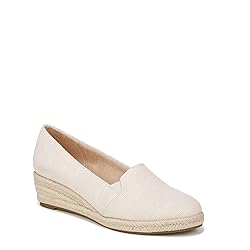 LifeStride Womens Kamilla Wedge Espadrilles Cream