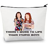 BDPWSS Scary Movie Merchandise Makeup Bag There's More To Life Than Stupid Boys Horror TV Show Gift Scary Movie Fan Gift (Stupid Boys)