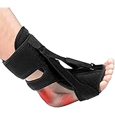 Plantar Fasciitis Night Splint(1Pcs, Black)-Upgrade 3 Adjustable Planter Facetious Relief Brace,Night Splint for Plantar Fasciitis Women & Men,Eases Plantar Fasciitis, Foot Drop & Achilles Tendonitis