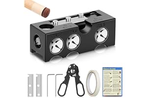 WIILGN Billiards Pool Cue Tip Shaper, Pool Cue Tips Replacement Kit, Pool Cue Shaper, Pool Cue Tip Tool, Pool Cue Tips Repair Tool for Replacement and Shaping Cue Tips