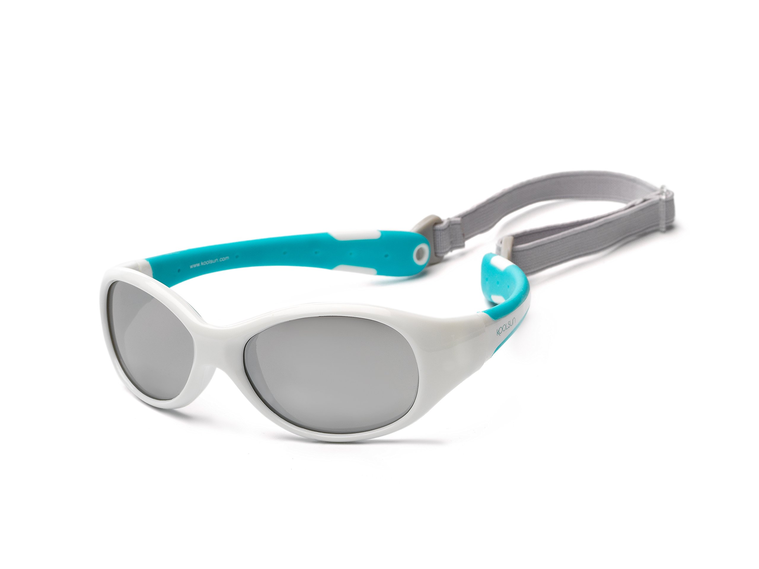 KOOLSUN - Flex - kids sunglasses - White Aqua - 0-3 years - UV400 - Category 3