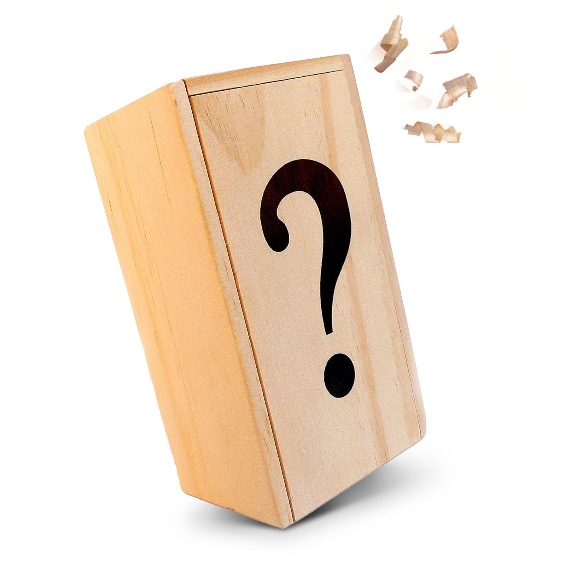 Logica Puzzles Art. The Chest ? - Wooden Brain Teaser - Secret Box - Difficulty 5/6 Incredible - Magic Money Box - Leonardo da Vinci Collection