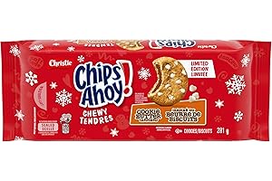 CHIPS AHOY! Chewy Cookie Butter Cookies, Limited Edition, Christmas Cookie, 281g