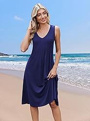 Zeagoo Women's Casual 2025 Tank Midi Summer Tshirt