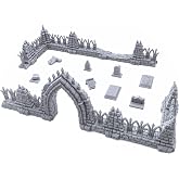 Cemetery Ruins Bundle by Terrain4Print, 3D Printed Tabletop RPG Scenery and Wargame Terrain for 28mm Miniatures
