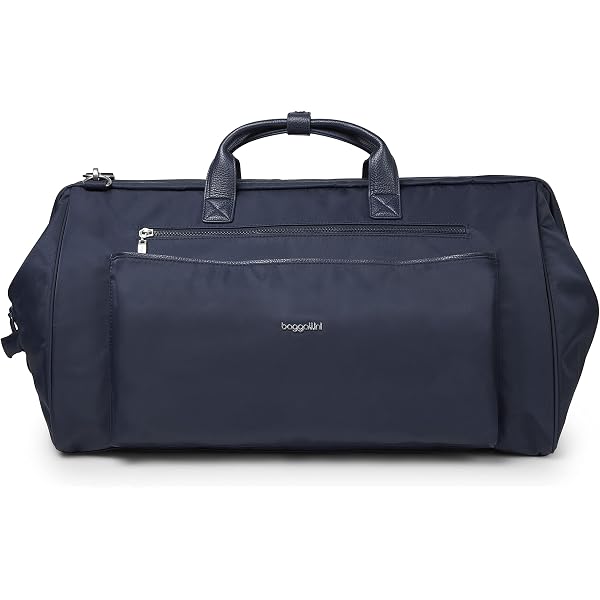 Bagbase Barrel Packaway Duffle Bag – French Navy, 210D Polyester, Water-Resistant, 56 Pint Capacity - View #12