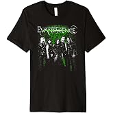 Evanescence E Band Logo Adult Black Short Sleeve