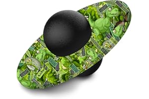 ANBY Pogo Ball for Kids & Adults Up to 200lb, Balance Coordination Trick Bounce Board Pop Ball Cool Fun Challenge Indoor Outdoor Toys Pogo Jumper Birthday Gifts for Boys Girls Christmas