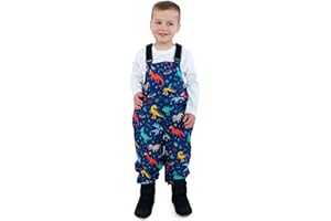 JAN & JUL Waterproof Rain Bib Pants, Overalls for Toddlers and Kids