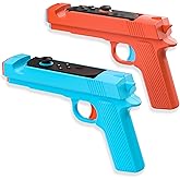 FANPL Game Gun for Nintendo Switch 2 JoyCon, Controller Grip for Sniper Elite, Hunting Simulator, for Wolfenstein 2, for Splatoon, for Big Buck Hunter Arcade and Other Switch Shooting Games, 2 pack