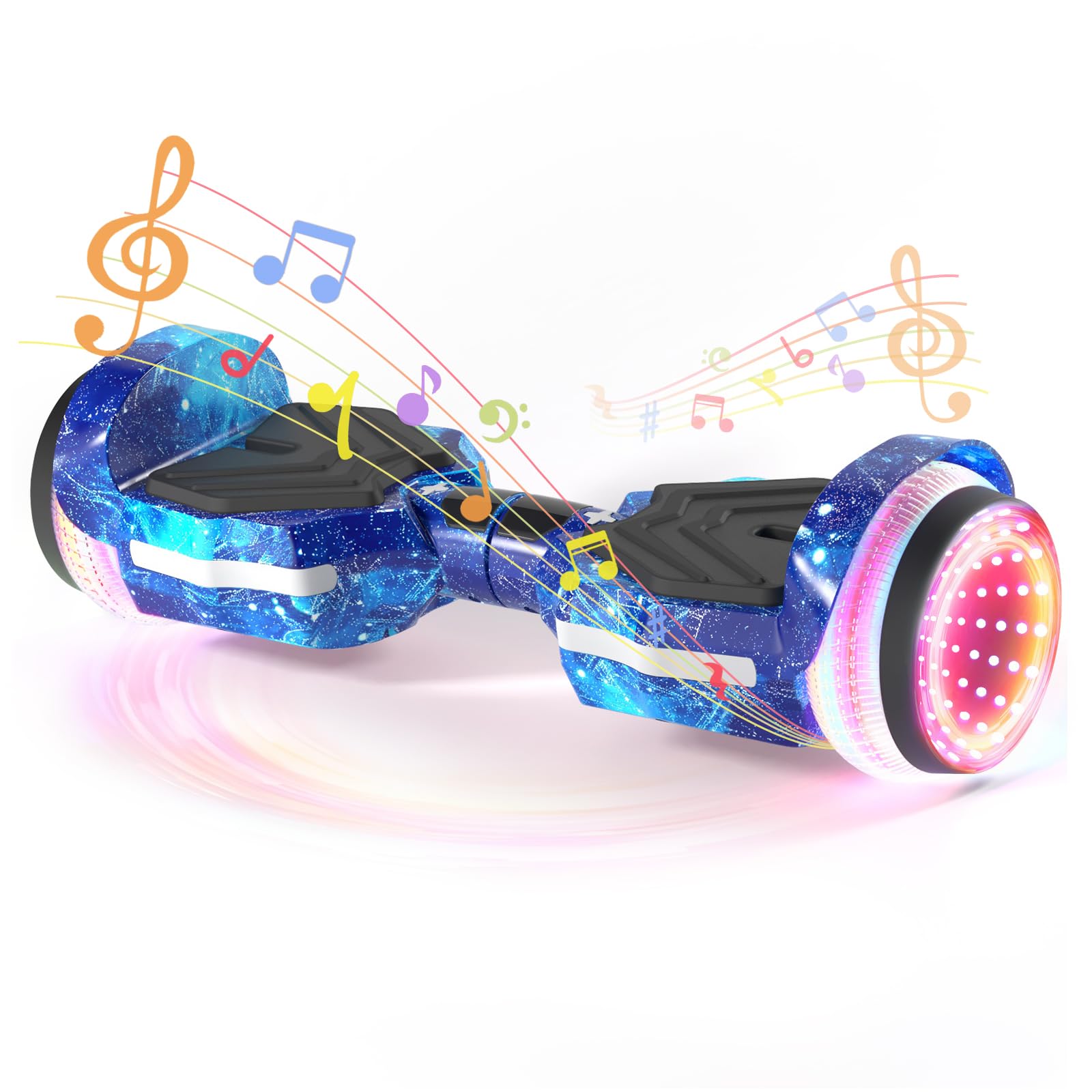 SIMATE Scooter, Colorful LED Light-Up