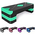 KL KLB Sport Adjustable Exercise Workout Aerobic Stepper Step Platform Trainer