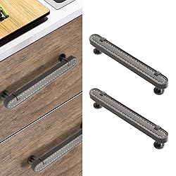 CcHhyyt 2 Pack Leather Cabinet Handle Pulls