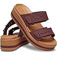Crocs Womens Brooklyn Buckle Low Wedge