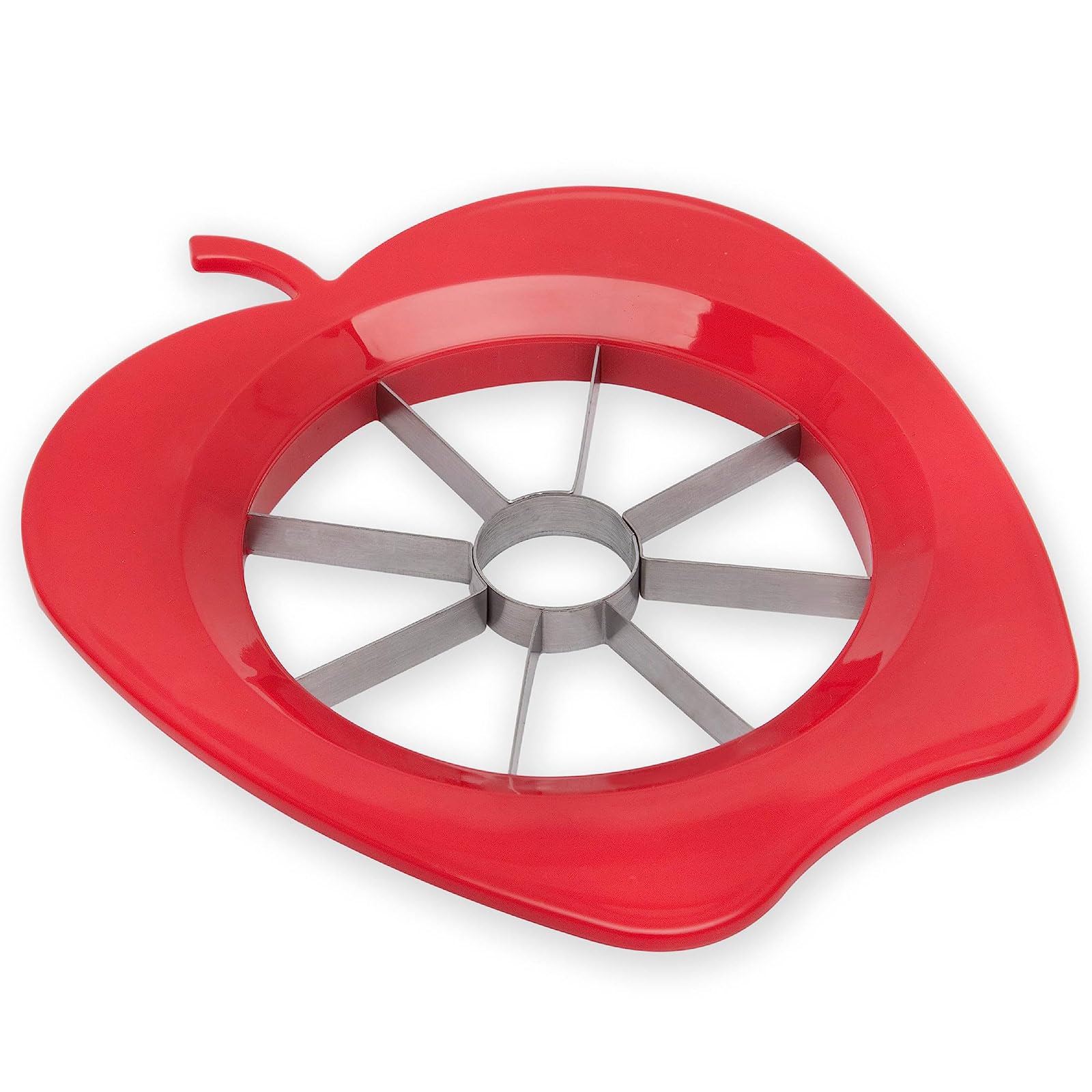 CVNRCLP Apple Cutter & Corer - Premium Fruit Slicer for Apples, Pears & More | Durable Plastic with Sharp Stainless Steel Blade | Effortless Core & Seed Removal | Available in Red & Green