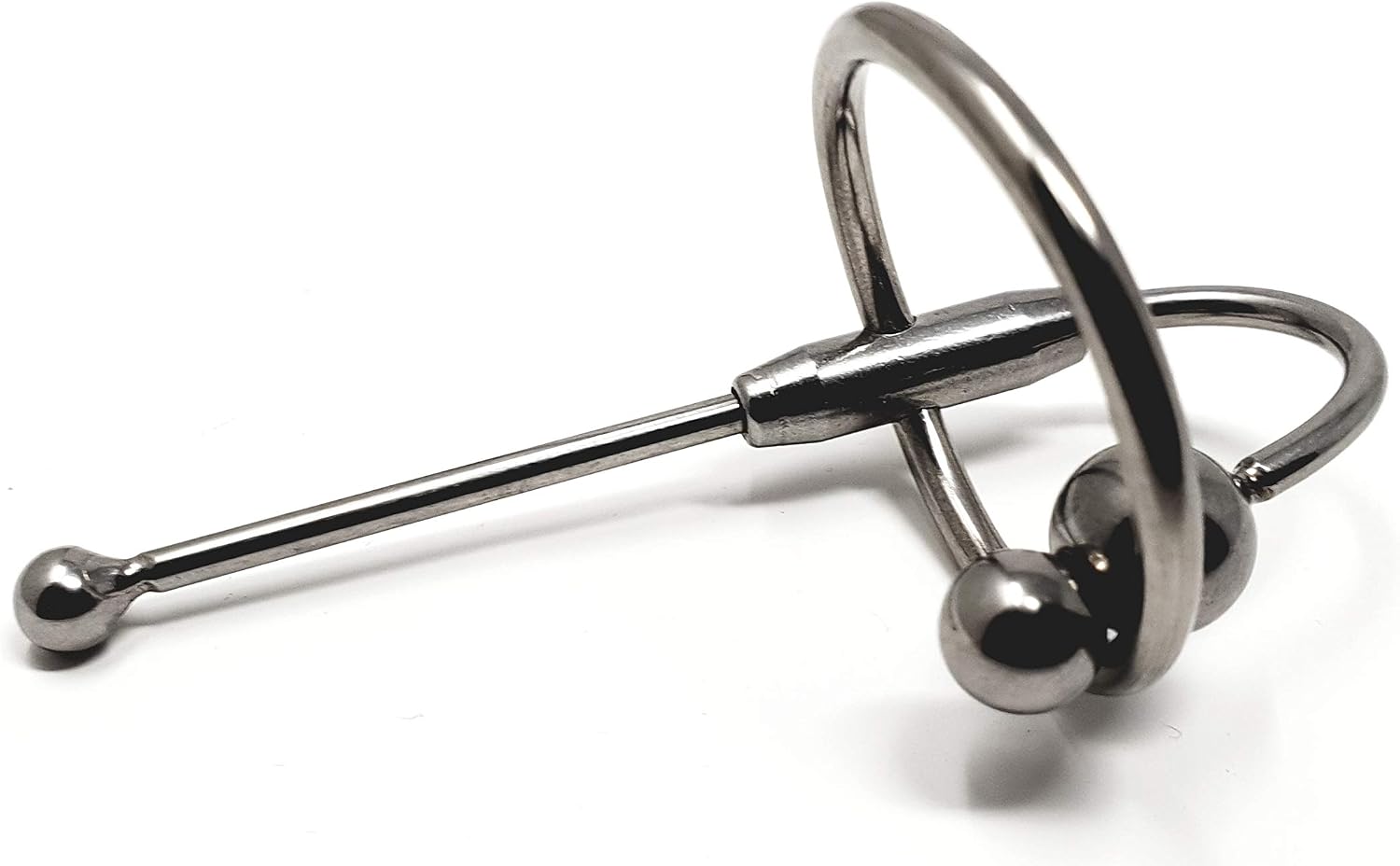 The Bondage Locker Penis Plug with Glans Ring and Sperm Stopper, 35 mm