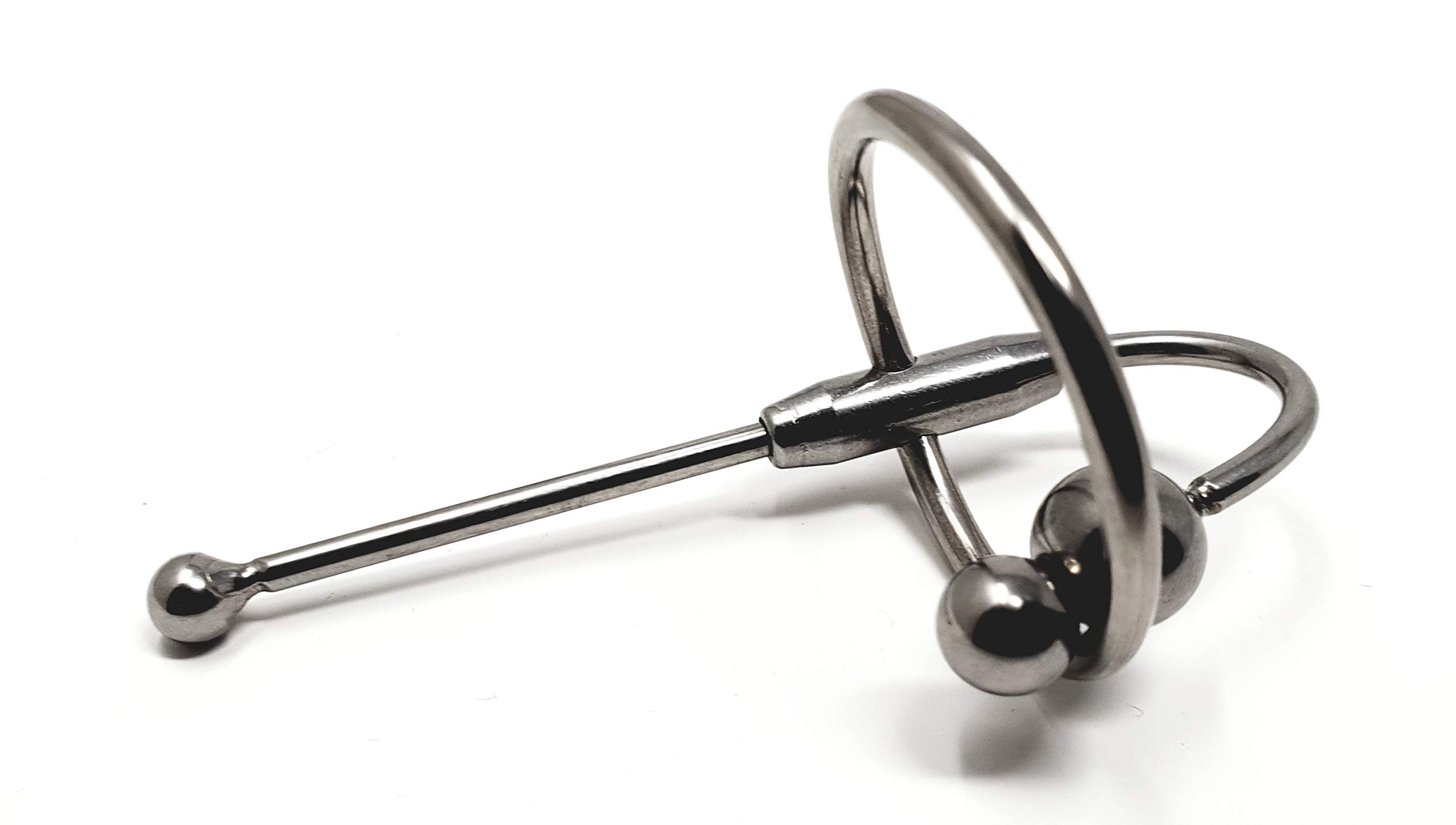 The Bondage Locker Penis Plug with Glans Ring and Sperm Stopper, 35 mm