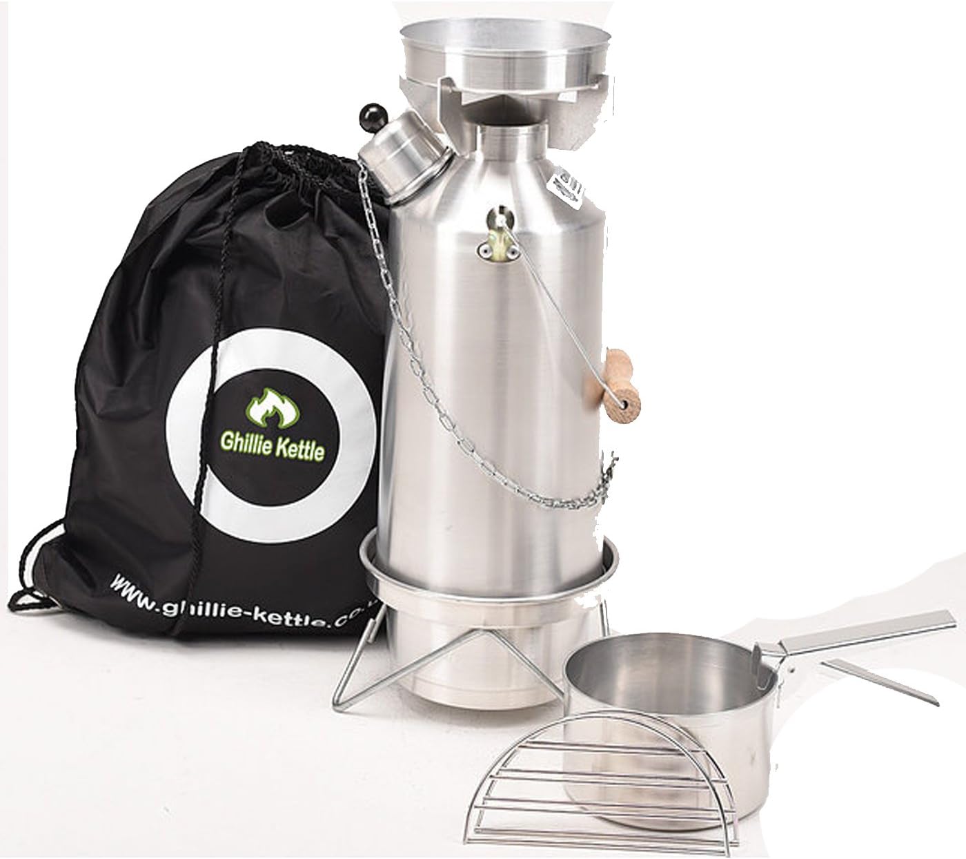 Ghillie Aluminium Kettle & Full Cook Kit - Maverick 0.5L