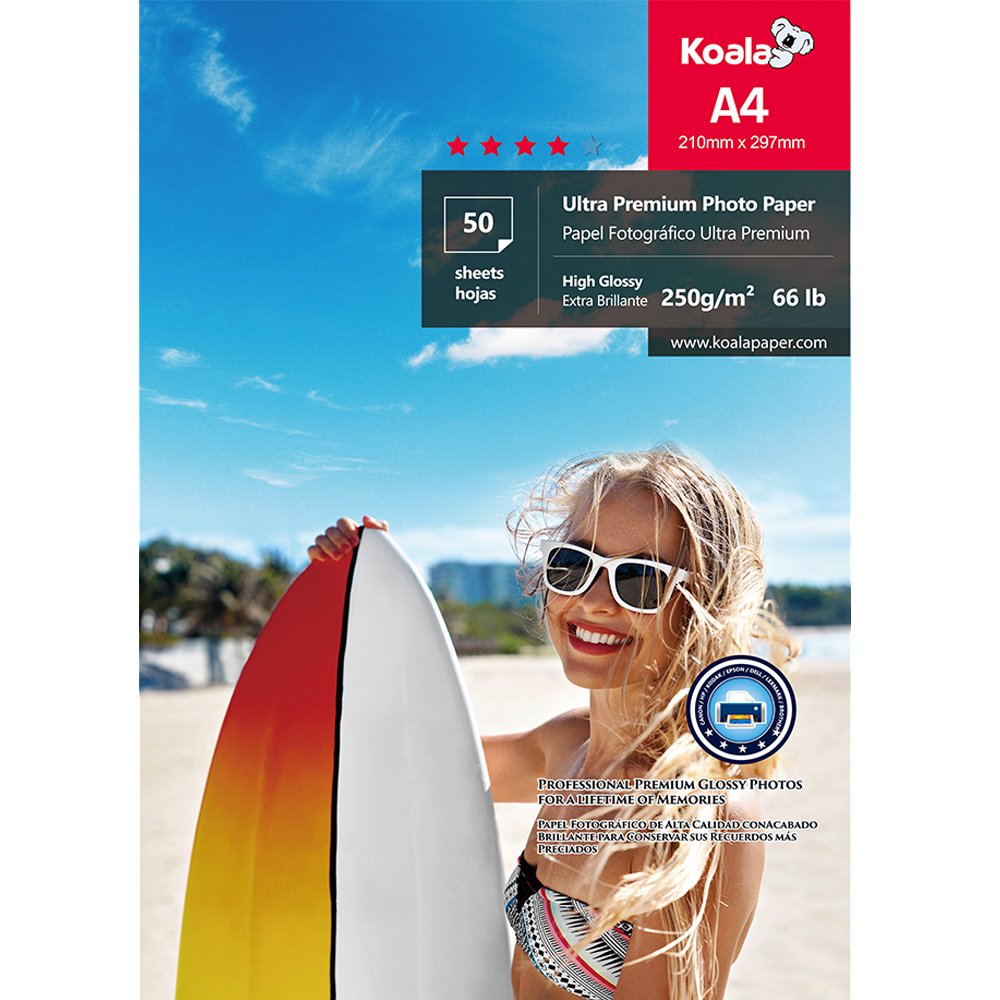 Koala Photo Paper A4 Size 50 Sheets with Premium High Glossy Advanced