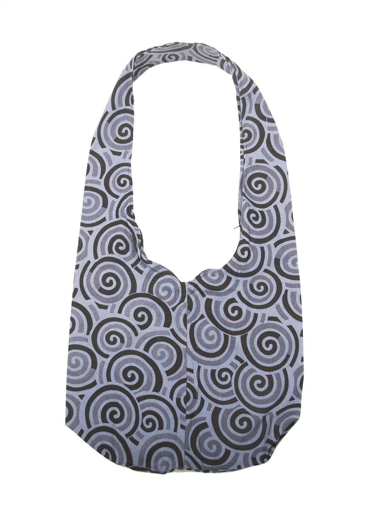 Lofbaz Women's Elephant Spiral Crossbody Cotton Boho Bag Spiral Grey One Size