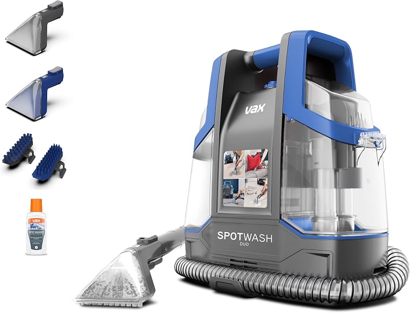Vax SpotWash Duo Spot Cleaner, Handheld Pet Tool, 250ml Solution