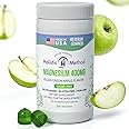 Magnesium Citrate Gummies - Sugar-Free, Vegan and Non-GMO for Better Sleep and Relaxation - No Sugar Alcohol - Magnesium Supplement for Adults, Teens and Kids - Green Apple - 240 Chews